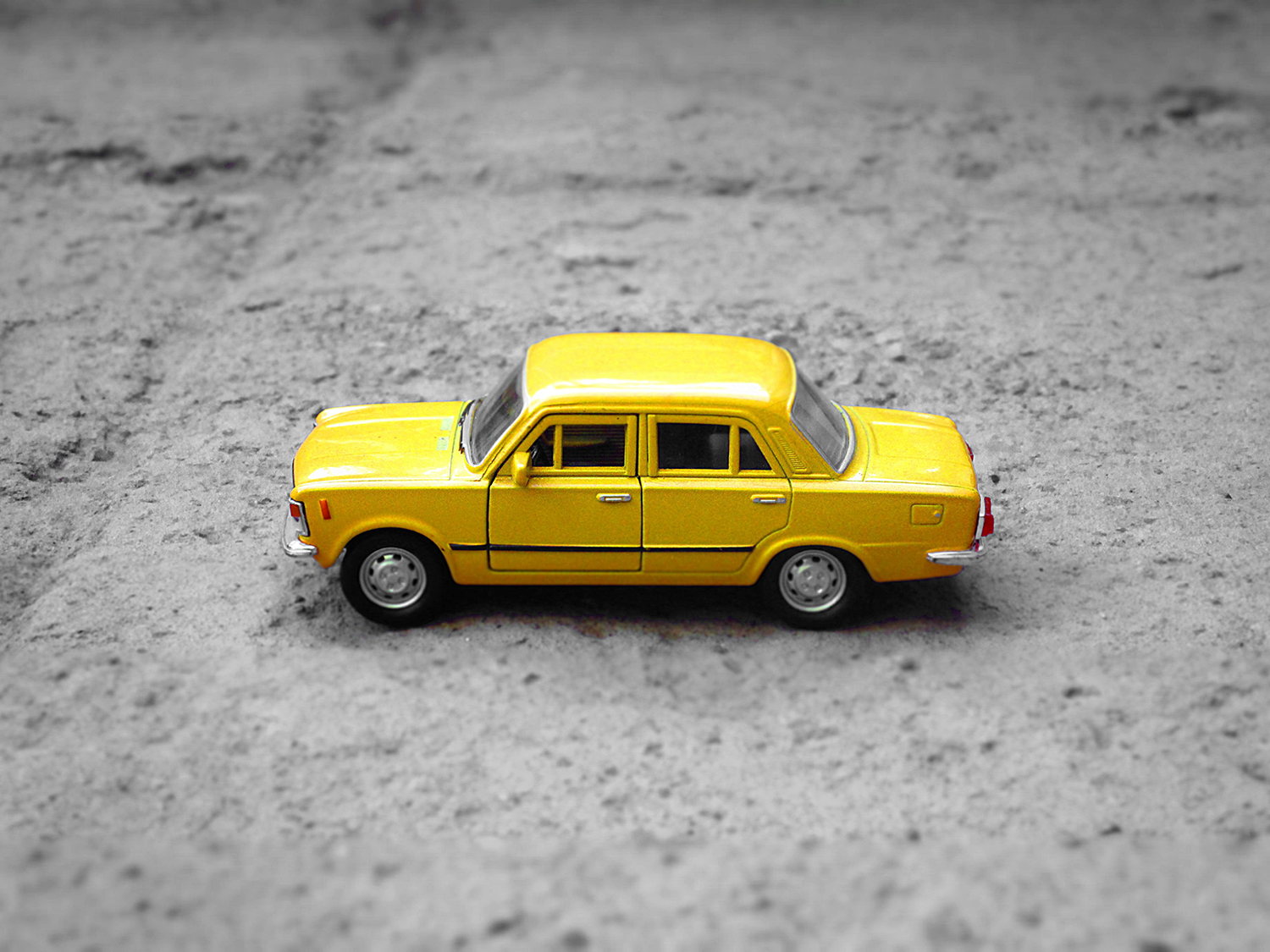 Yellow Toy Car